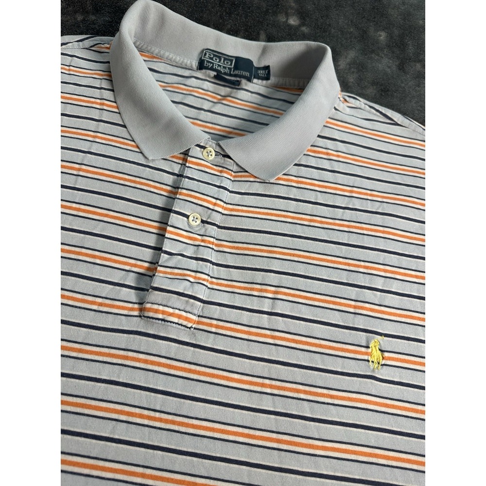 Polo by Ralph Lauren Polo Shirt Mens  3XLT Big & Tall Short Sleeve Striped